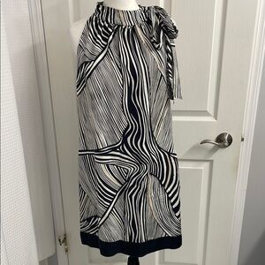 White House Black Market Halter Dress. 100% Silk